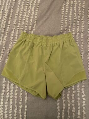 Love Riche Light Olive Athletic Shorts